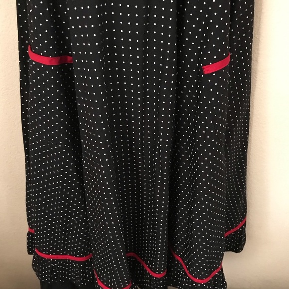 LRETRO POLKA DOT 50s PINUP dress with red size xs - Picture 5 of 6